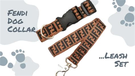 fendi leash for dogs|fendi dog collar.